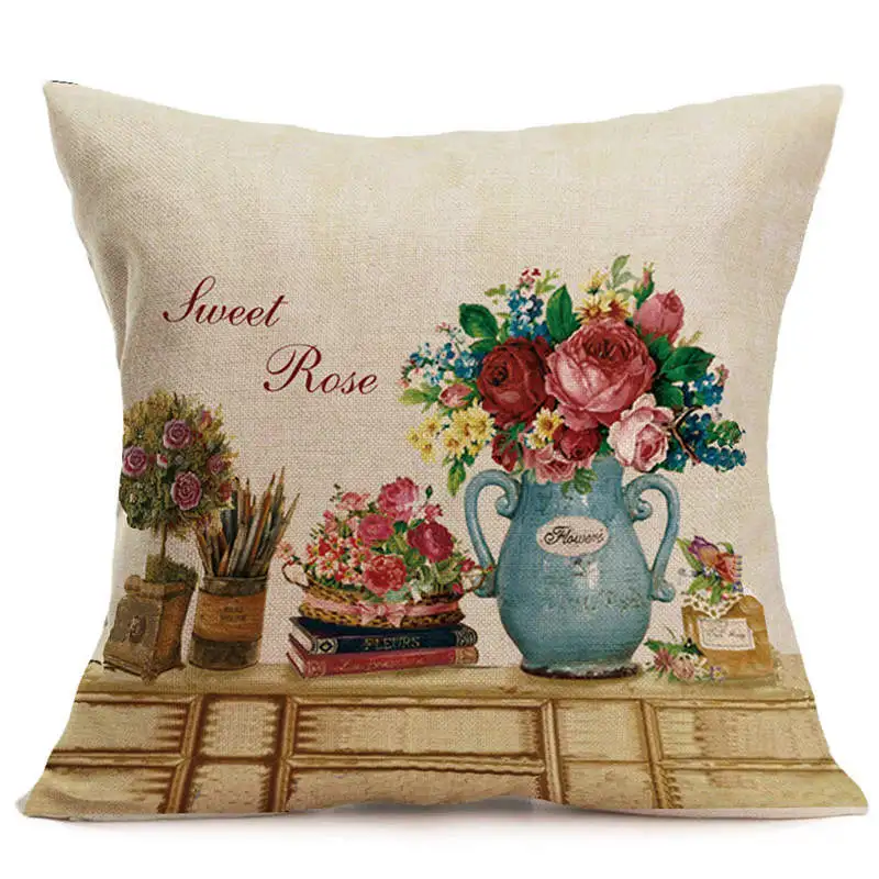 Модный домашний декор наволочка из хлопка и льна для дивана на талии|cushion cover|fashion