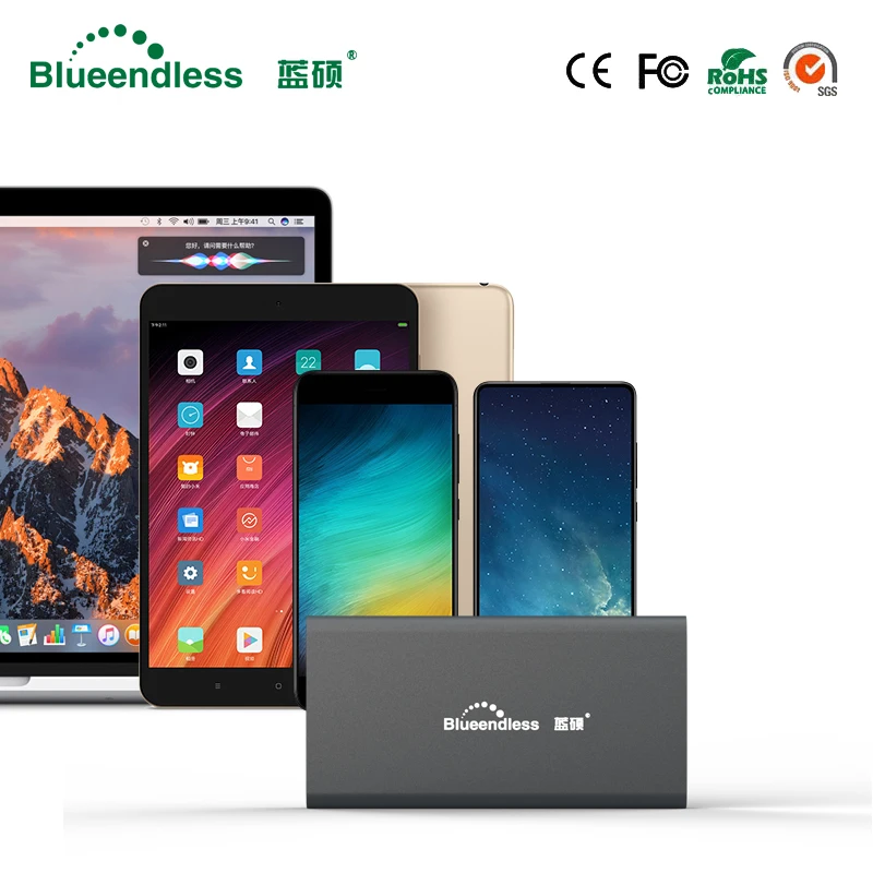 Blueendless M.2 портативный корпус для жесткого диска Ssd Тип c Usb 3 0 Msata 2242/2260/2280