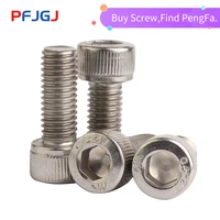 peng fa m4 m12 din912 304 stainless steel hexagon socket head cap screws hex socket screw metric bike screw
