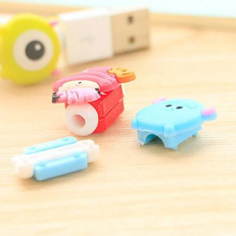 Настольный CartoonHome офисный usb-кабель для хранения, устройство для сматывания кабеля, органайзер, держатель для телефона, линия передачи данных, защитная крышка, стойка для хранения