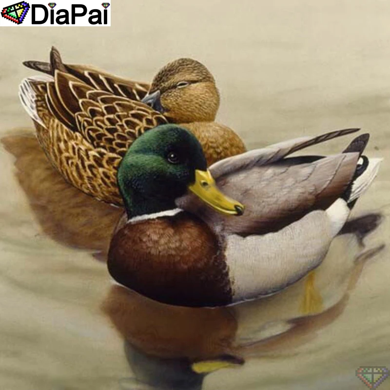 

DiaPai 5D DIY Diamond Painting 100% Full Square/Round Drill "Animal duck" Diamond Embroidery Cross Stitch 3D Decor A21589