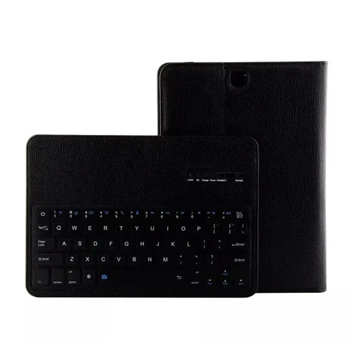 Черный Для Samsung Galaxy Tab S3 9,7 T820 T825 T550 T555 T810 T810 Беспроводной bluetooth-клавиатура случае Tablet Флип кожаный чехол подставка+ ручка - Цвет: Черный