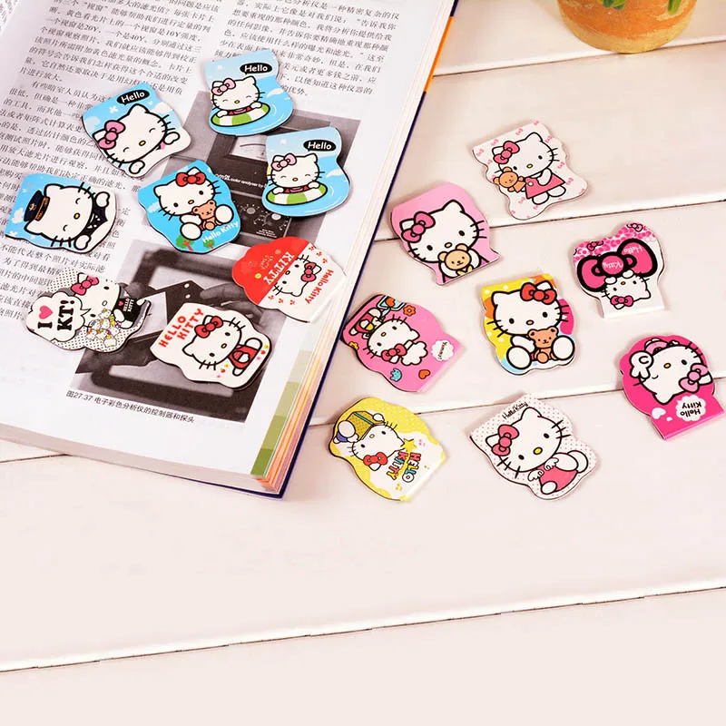 Милый Kawaii hello kitty Закладка на магните винтажная Эйфелева башня Bookmarks для книг
