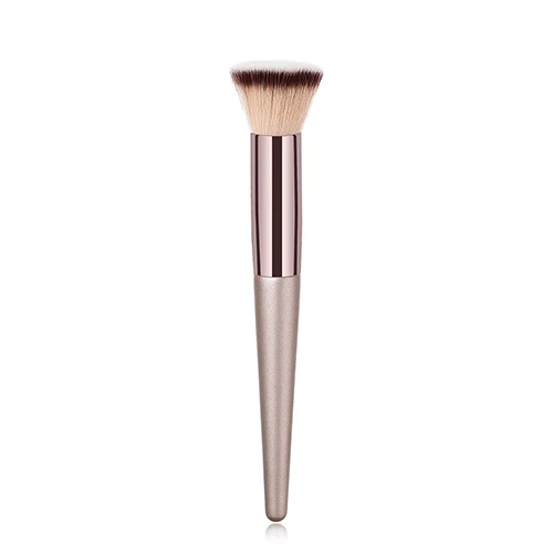 Flat brush Новые модные женские кисти для макияжа 1 шт. деревянная основа Косметическая кисть для бровей и теней инструменты для макияжа, набор кистей MISS ROSE - Handle Color: Flat brush