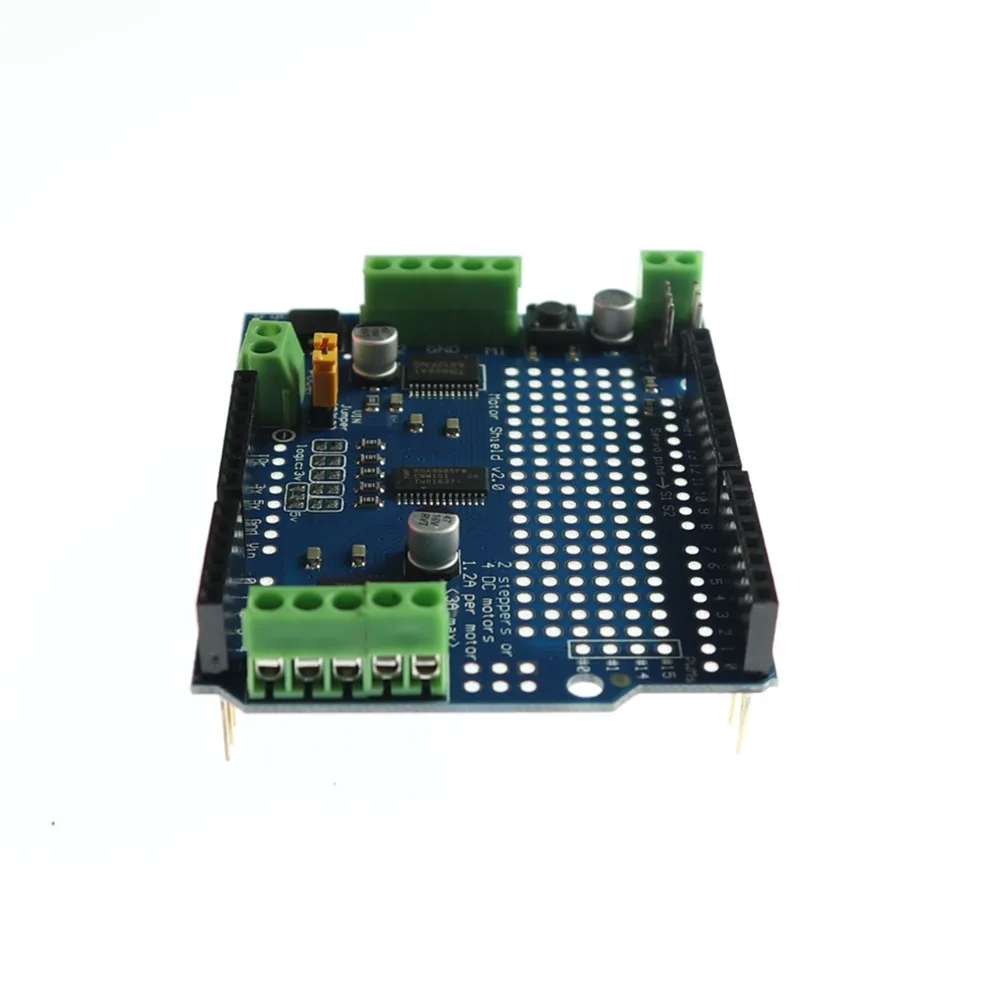 KJ411 стандарт IIC I2C TB6612 Mosfet шаговый двигатель PCA9685 PWM сервопривод щит V2 для Arduino Robot Uno