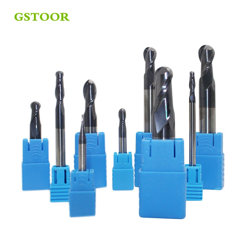 1 шт. Концевая фреза из вольфрамовой стали длина 50 л 2 канавки HRC50 мм 3 4 мм|Фреза| |