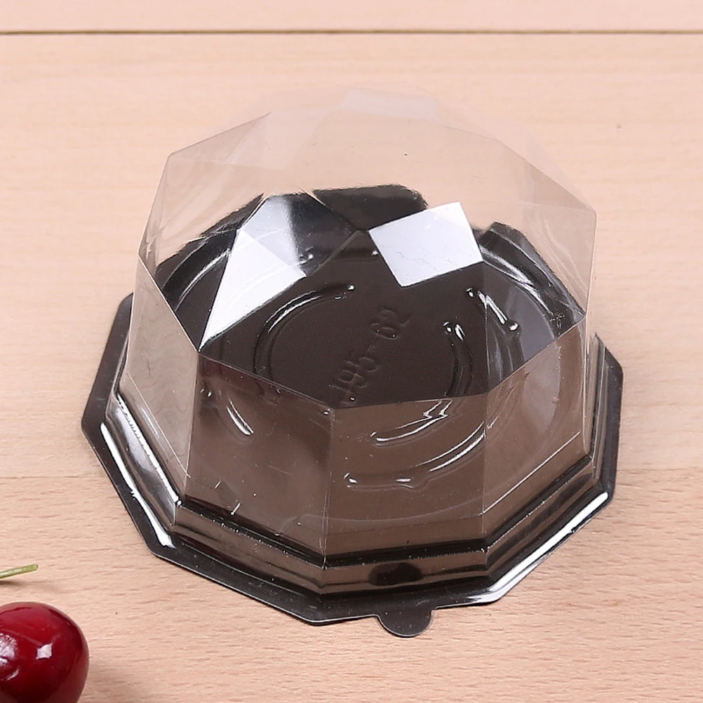 100 шт Mooncake контейнеры алмазные формы коробки для торта контейнер еды мусс