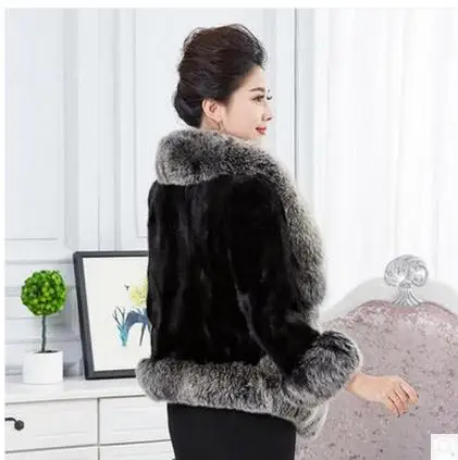 Женская шуба из искусственного меха Повседневная большого размера K427|faux fur jacket|faux