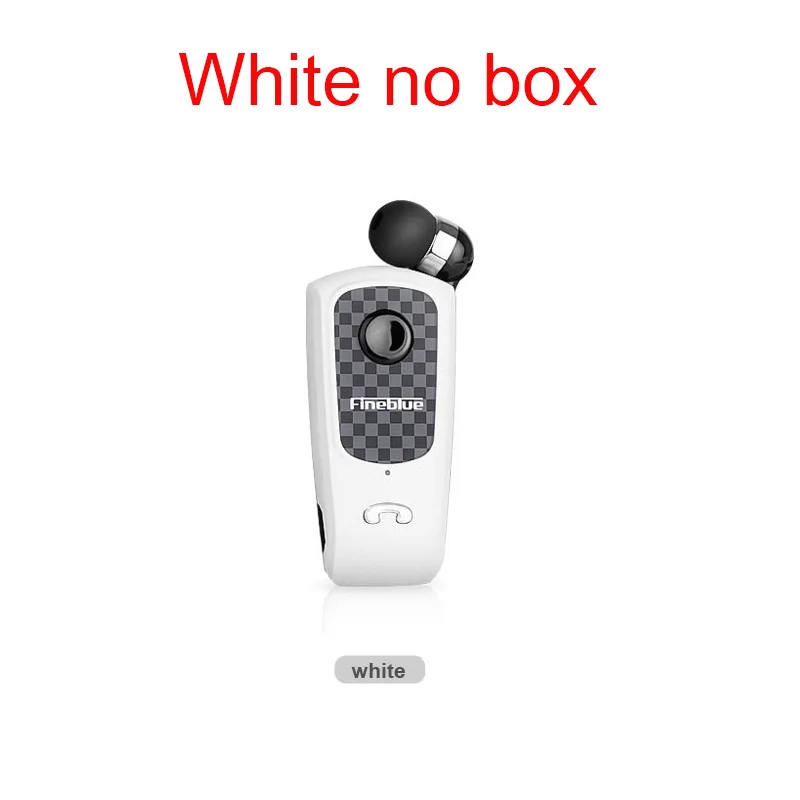 White no box FineBlue F-plus Мини Беспроводная bluetooth-гарнитура, виброизнос, зажим, спортивные наушники для бега, pk fineblue F910 F920 F930 F960 F980 - Цвет: White no box