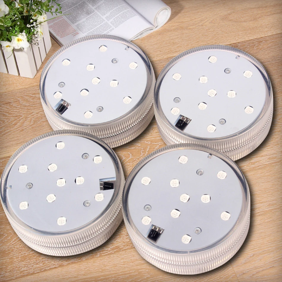 2 предмета светодиодные свечи Водонепроницаемый Tealight дистанционного Управление