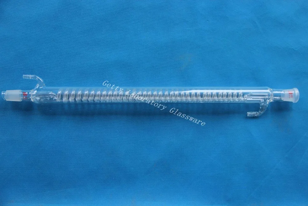 500mm Graham condenser Coil 24/29 joints 10mm hose connection (Borosilicate Glassware) | Канцтовары для офиса и дома