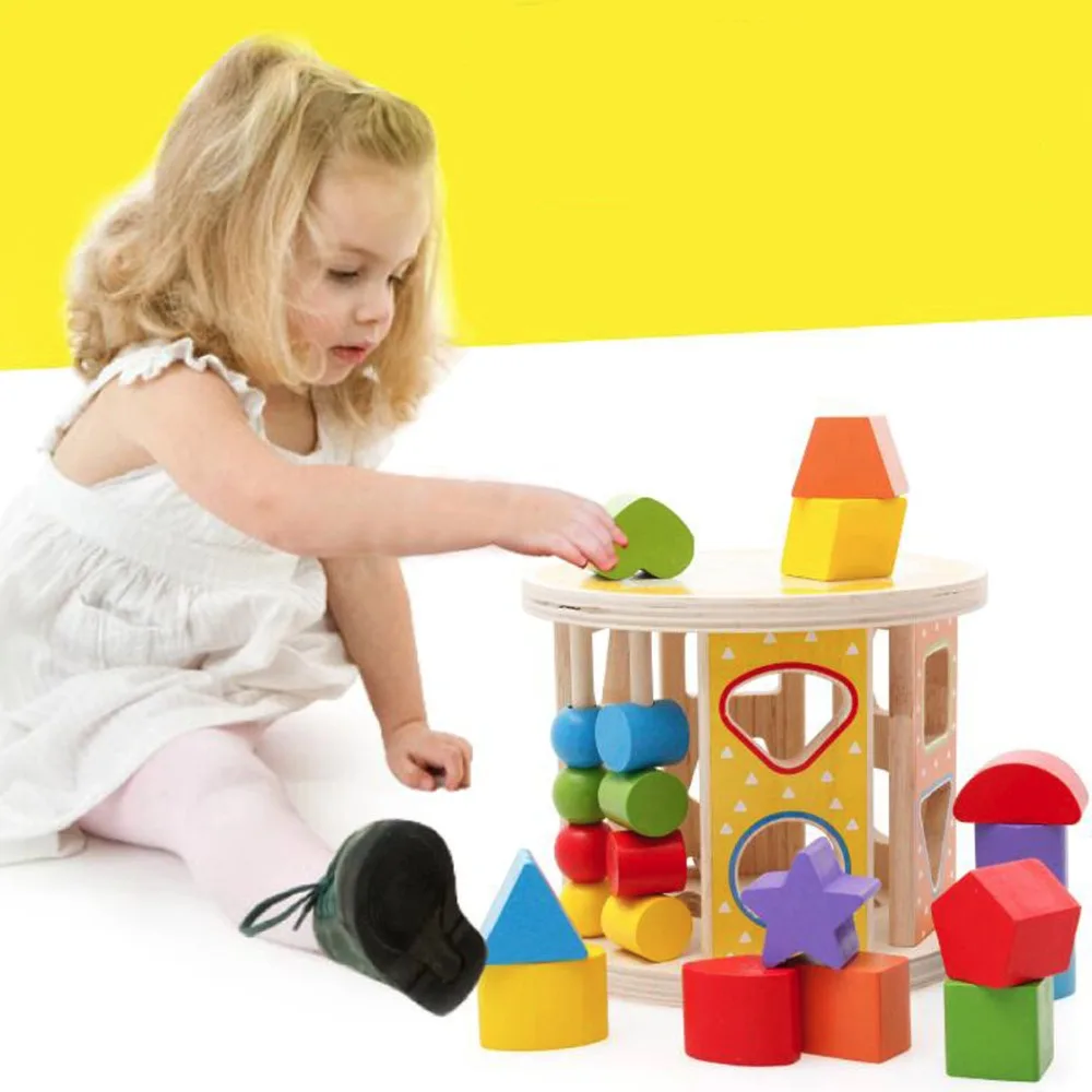 Деревянные роллер-сортировщик игрушки для детей подходящие игр Детские Игрушки