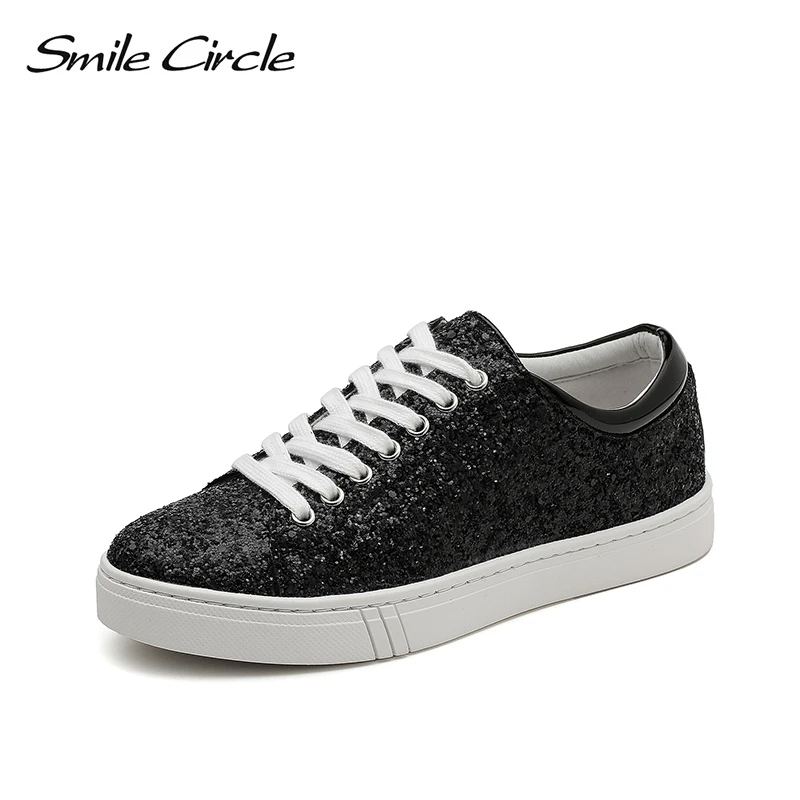 Женские кроссовки на платформе Smile Circle модные повседневные толстой плоской