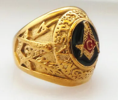Мужское Золотое кольцо с фианитом из нержавеющей стали|cubic zirconia|ring jewelryring stainless |