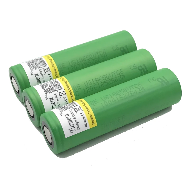 18650 VTC6 батарея US18650VTC6 3000 mAh 3 7 v 30A Высокая сливная литиевая аккумуляторные батареи