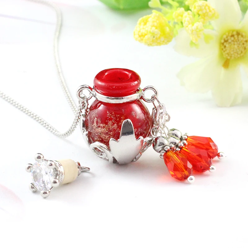 Женское ожерелье с подвеской в виде бутылки ароматом|perfume necklace|bottle necklacenecklace gold |