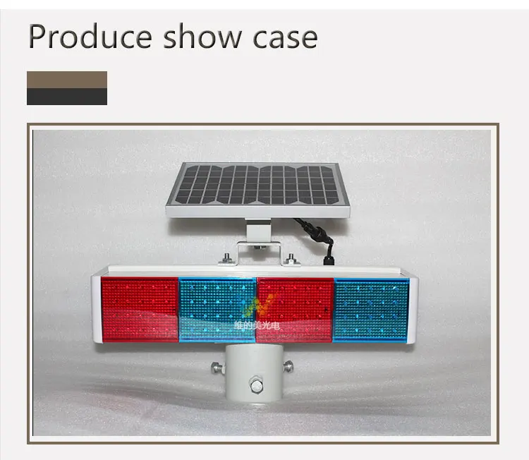 2017 Новый недорогой красный синий светодиодный фонарик на солнечной батарее|road