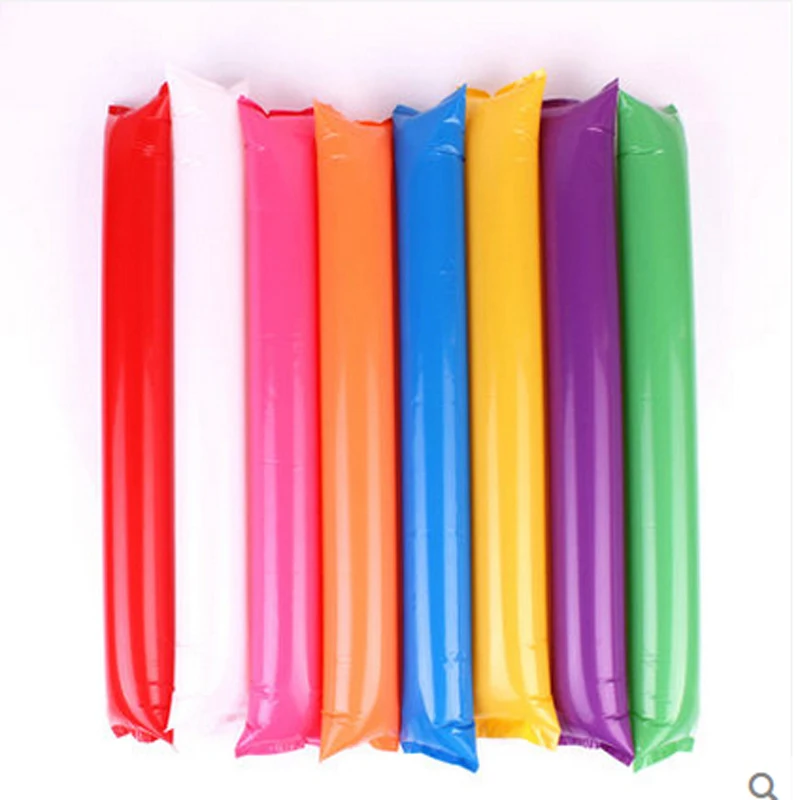 

free shipping 100pcs/lot hot sale colorful Inflatable stick Competition activities and outdoor sports Cheer stick children toys