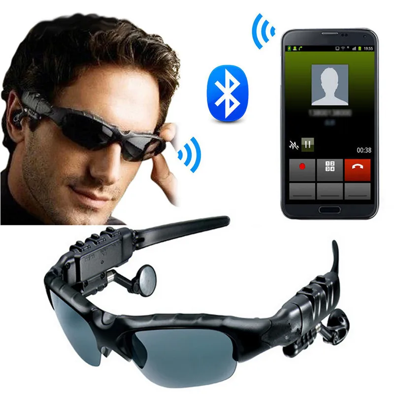 Модные поляризованные велосипедные очки мужские солнцезащитные с Bluetooth для