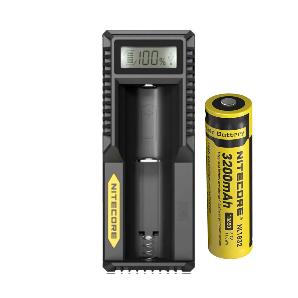 NITECORE UM10 Смарт зарядное устройство ЖК экран цифровой USB + литий ионные