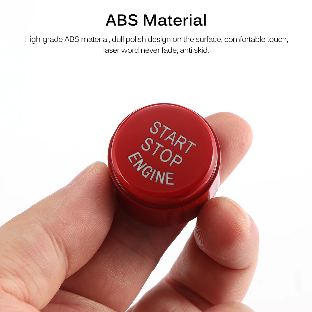 Модная стильная кнопка Зажигания для автомобиля замена крышки старт/стоп