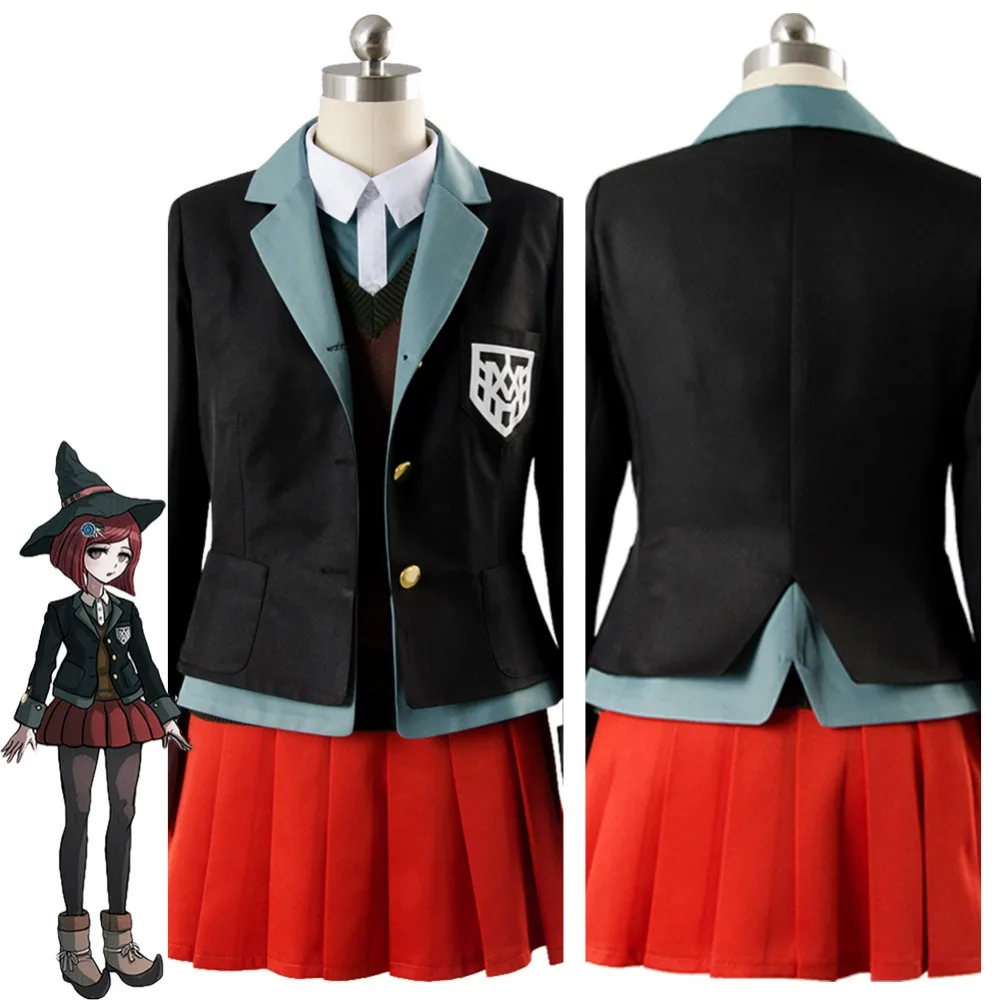 Костюм Yumeno Himiko для косплея Danganronpa V3, новый костюм Rreaks V3, платье и униформа для Хэллоуина, карнавала Костюм Yumeno Himiko для косплея Danganronpa V3, новый костюм Rreaks V3, платье и униформа для Хэллоуина, карнавала