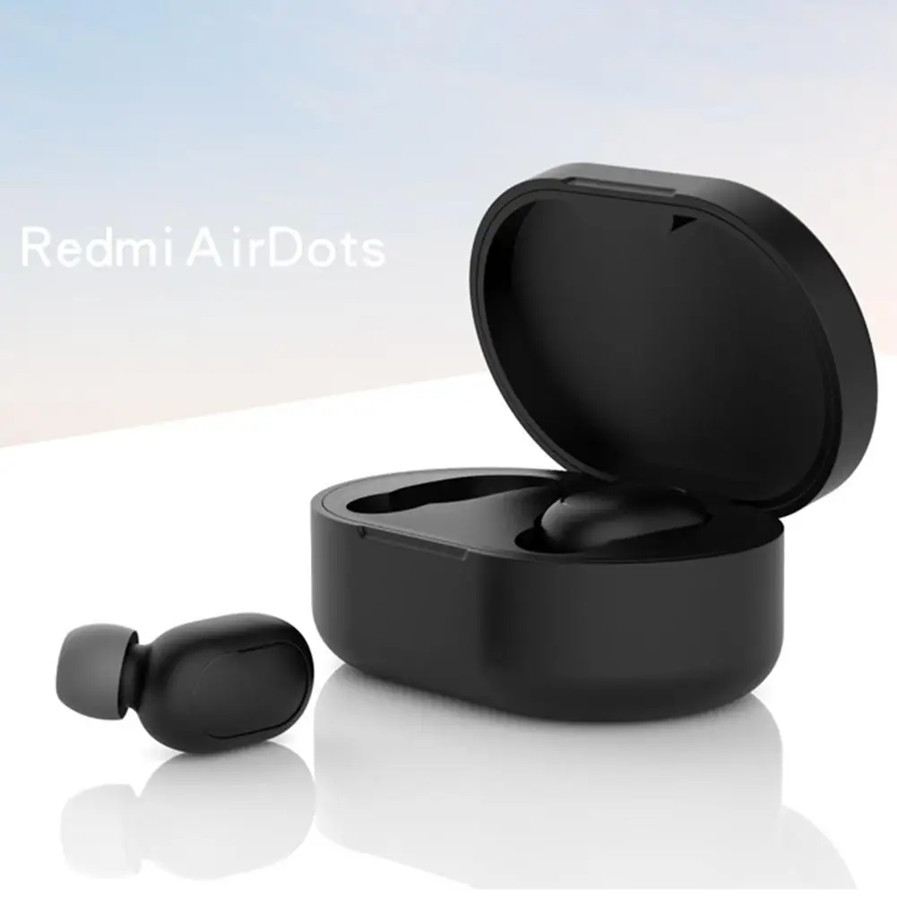 Гибкий силиконовый защитный чехол для Xiaomi Redmi Airdots TWS Bluetooth наушники Версия гарнитура аксессуары