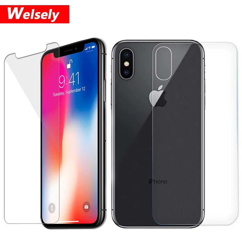 Welплотно прилегающая Защитная пленка для фронтального ЖК экрана задняя крышка