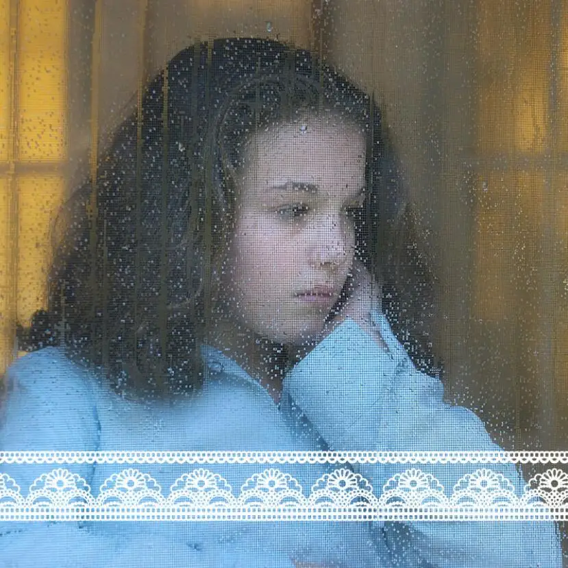 Креативная кружевная Настенная Наклейка в виде цветка витрина наклейка на стену
