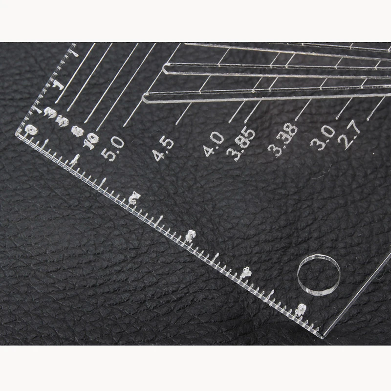 1 шт. многофункциональный вспомогательный акриловая линейка Перфоратор