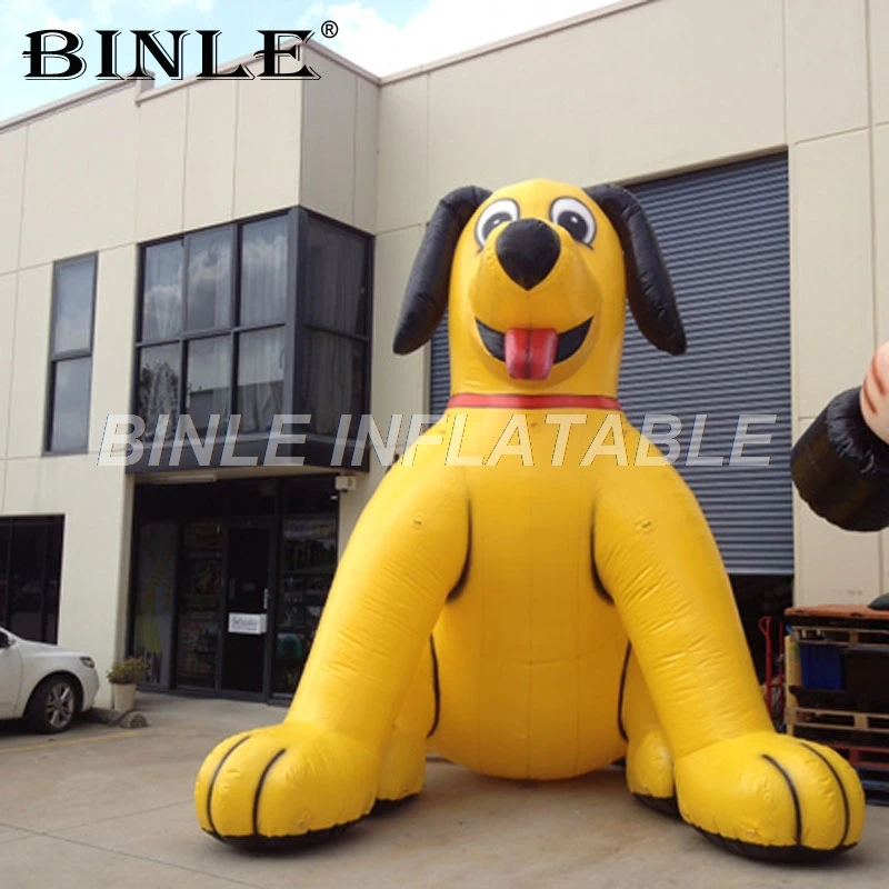 

Украшение для надувной собаки высотой 4 м и 6 м/надувная собака с воздушным шаром/гигантская надувная собака для демонстрационных игрушек