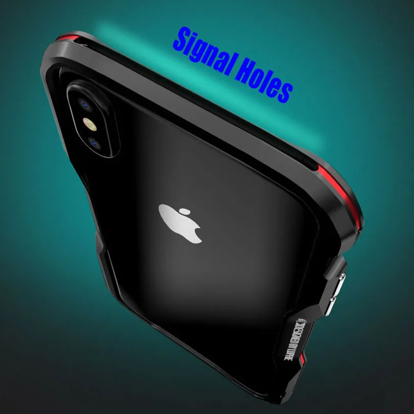 Чехол для iPhone X 7 8 Plus роскошный оригинальный Luphie с двойным лезвием дизайн