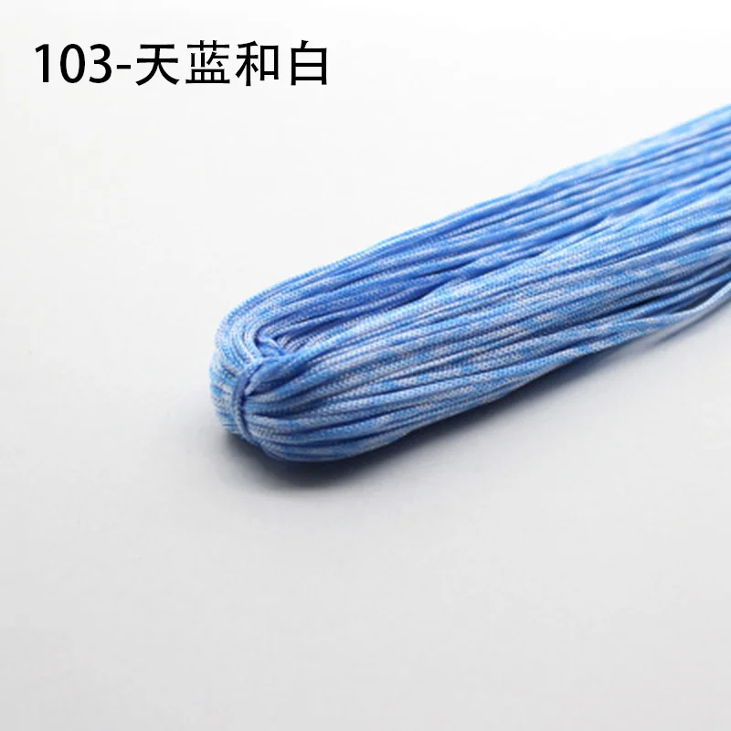 Красочные DIY вязальные нитки для сумок, шляп, обуви, практичное ручное плетение, нить для одежды, шарф, украшения ручной работы, шнуры - Цвет: 103