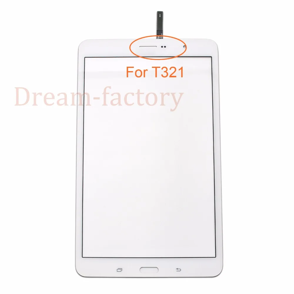 10 шт. для Samsung Galaxy Tab Pro 8 4 T320 T321 сенсорный экран дигитайзер сенсор переднее внешнее