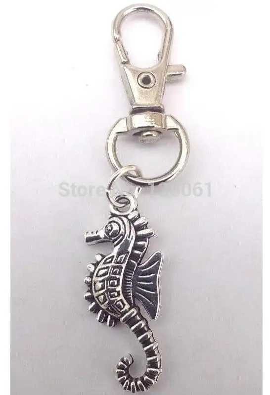 Винтажные серебряные ключи панда морская лошадь попугай бабочка маска Двойное