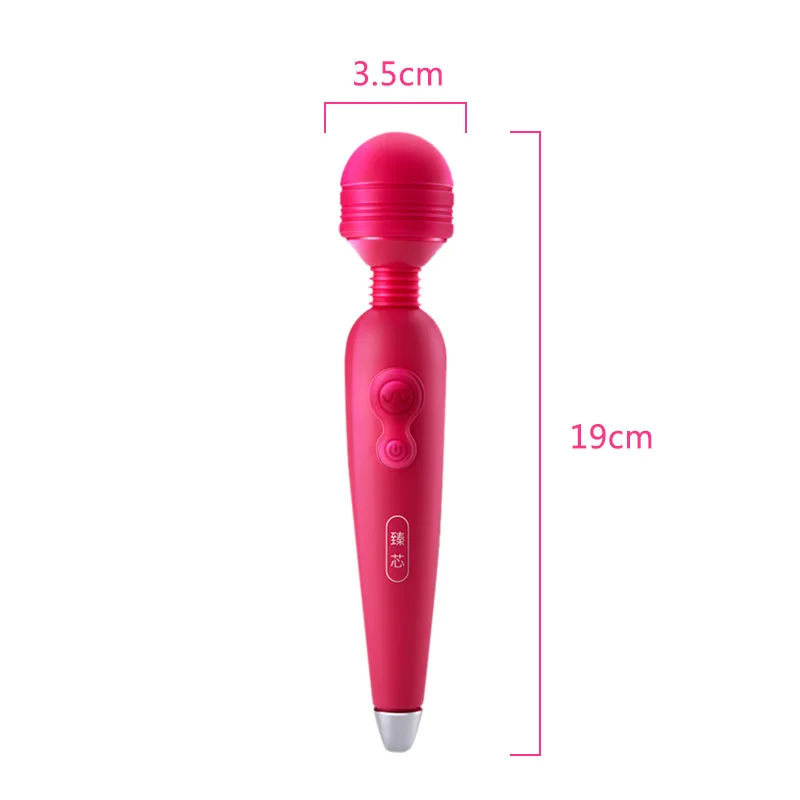 Qise USB волшебная палочка вибрирующий массажер для тела AV G-Spot Вибраторы со