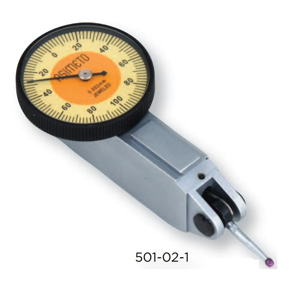 

Индикаторы часового типа, диапазон измерения 0,2 мм, шкала измерения 0,002 мм 0-100-0, считывание на шкале
