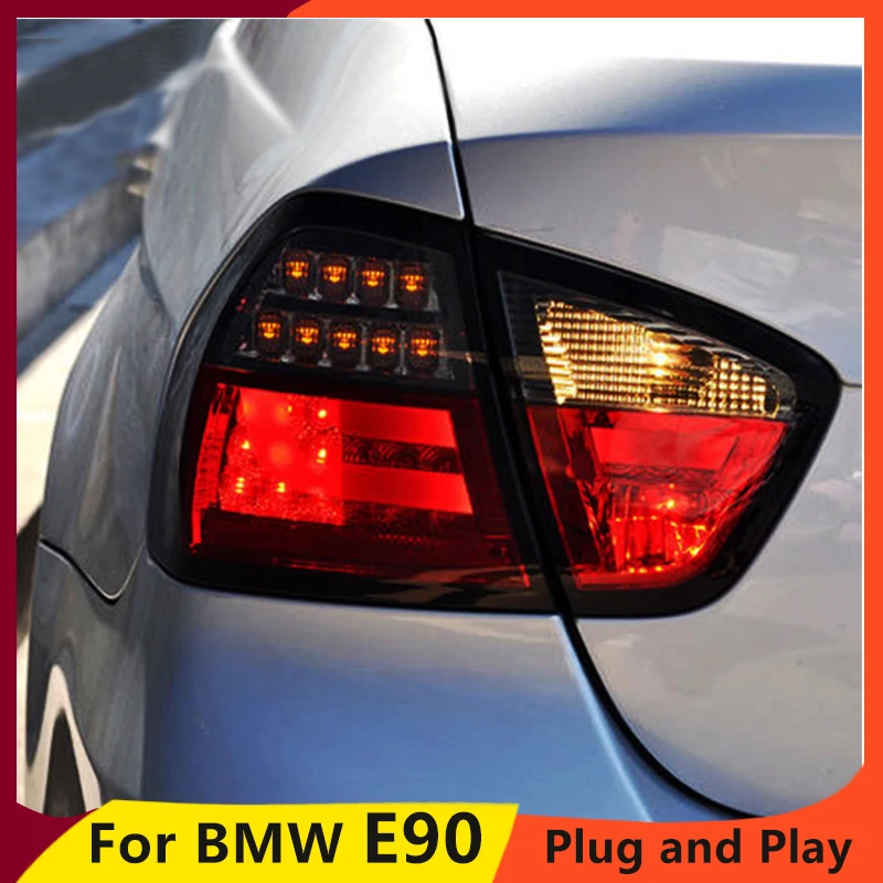 

KOWELL для BMW E90 316i 318i 320i 325i 2005 2006-2008 светодиодный задний фонарь задний багажник лампа крышка drl + сигнал + тормоз + задний фонарь