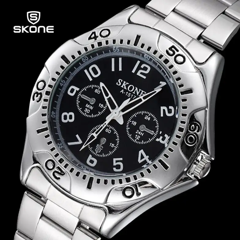 Hot Sale 2014 Men Watches Casual Sports Watch Business Workplace Big Number Alloy Quartz WristWatch | Наручные часы