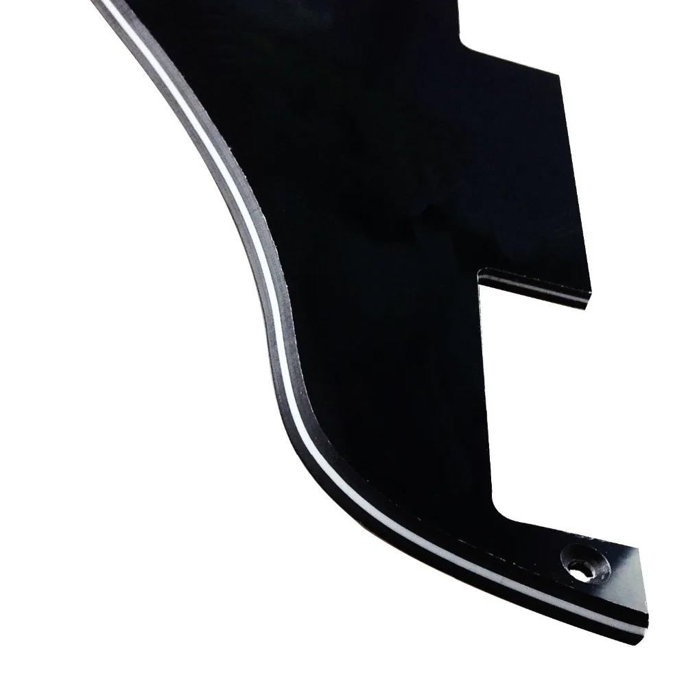 Pleroo Custom гитара pickgaurd для ES 339 PRO Гитара Pickguard Scratch Plate 3 слоя черный|Детали и
