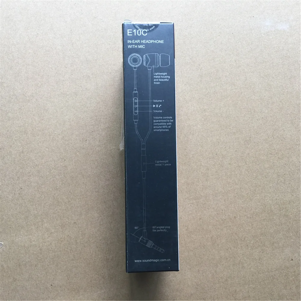 SoundMAGIC E10C с микрофоном и функцией изменения громкости шумоизолирующие наушники-вкладыши Hi-Fi стерео наушники