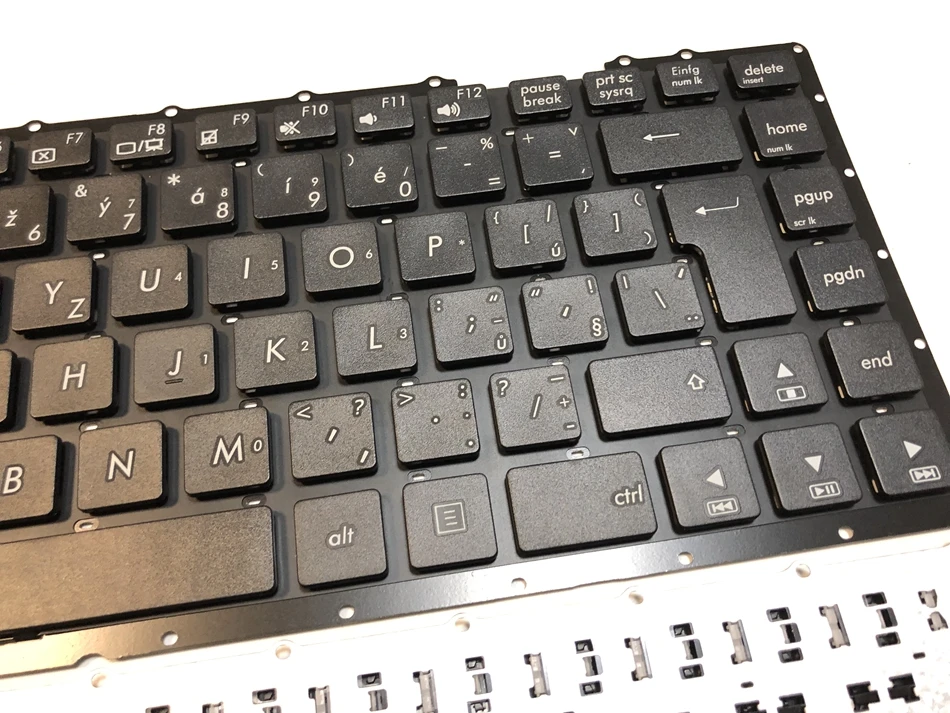Чешская Клавиатура для ноутбука ASUS D450 D450C D450CA D450M D450MA D450MAV серия черный без рамки CZ