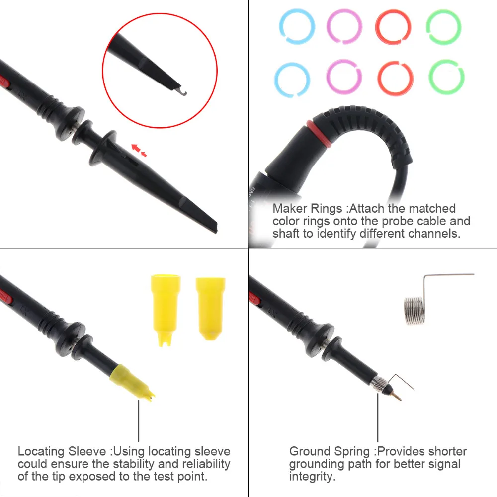 ZJMLING Новый P6100 профессиональный датчик осциллографа высокого напряжения