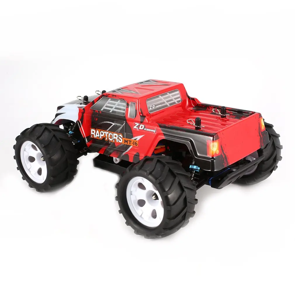 ZD rc гоночный автомобиль MT-16 1/16 Масштаб 2,4 г 40 км/ч высокоскоростной бесщеточный внедорожный грузовик большие колеса Bigfoot пульт дистанционного управления автомобиль ребенок подарок