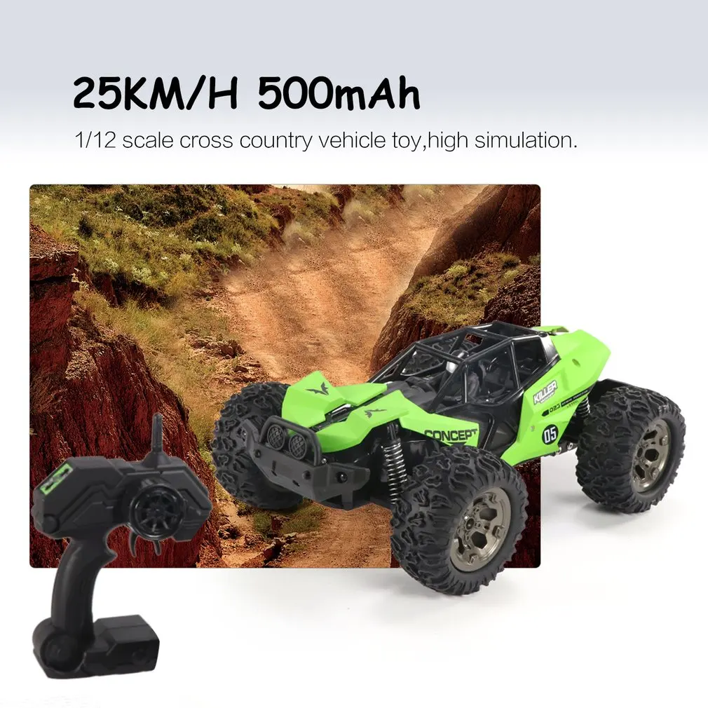 1/12 RC автомобиль, альпинистский автомобиль, внедорожник, привод Bigfoot, модель дистанционного управления, внедорожный автомобиль, игрушки для мальчиков, подарок для детей