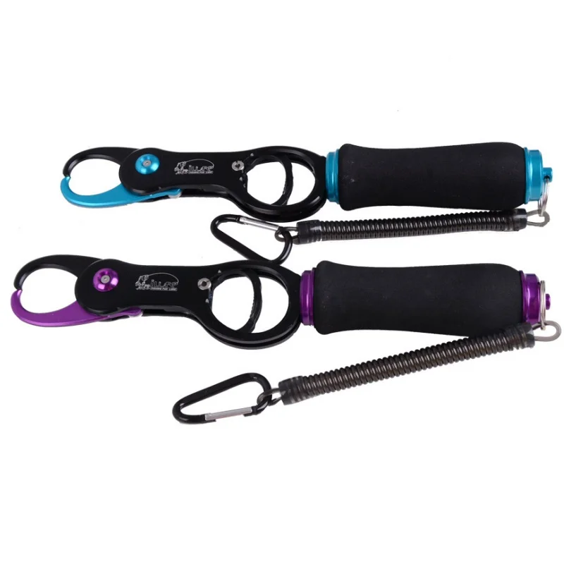 

Fishing Lip Grip Space Aluminum Lightweight Fishing Gripper Fish Grabber Controller EVA Foam Handle Fishing Tool