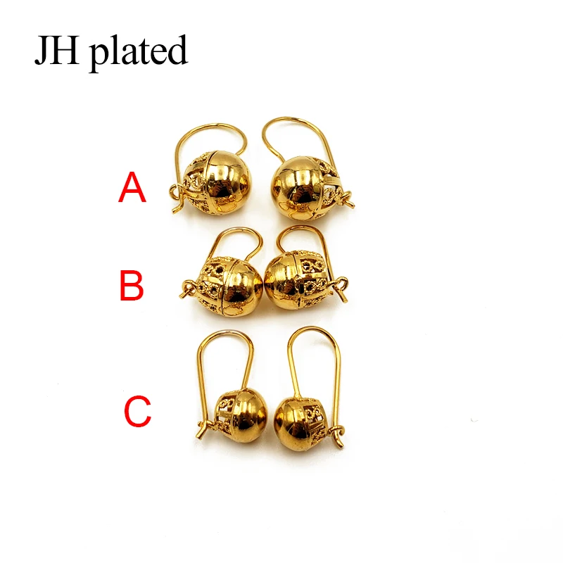 JHplated Мода 2019 Эфиопский Ближний Восток Африканский 24K золотой цвет шар маленькие