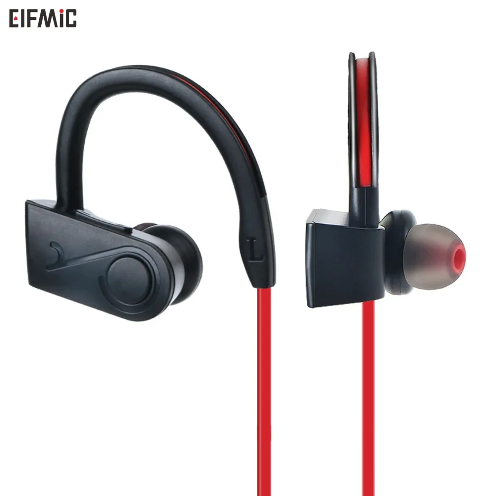 ELFMIC беспроводной Bluetooth ушной крючок наушники IPX5 водонепроницаемый Hi Fi стерео