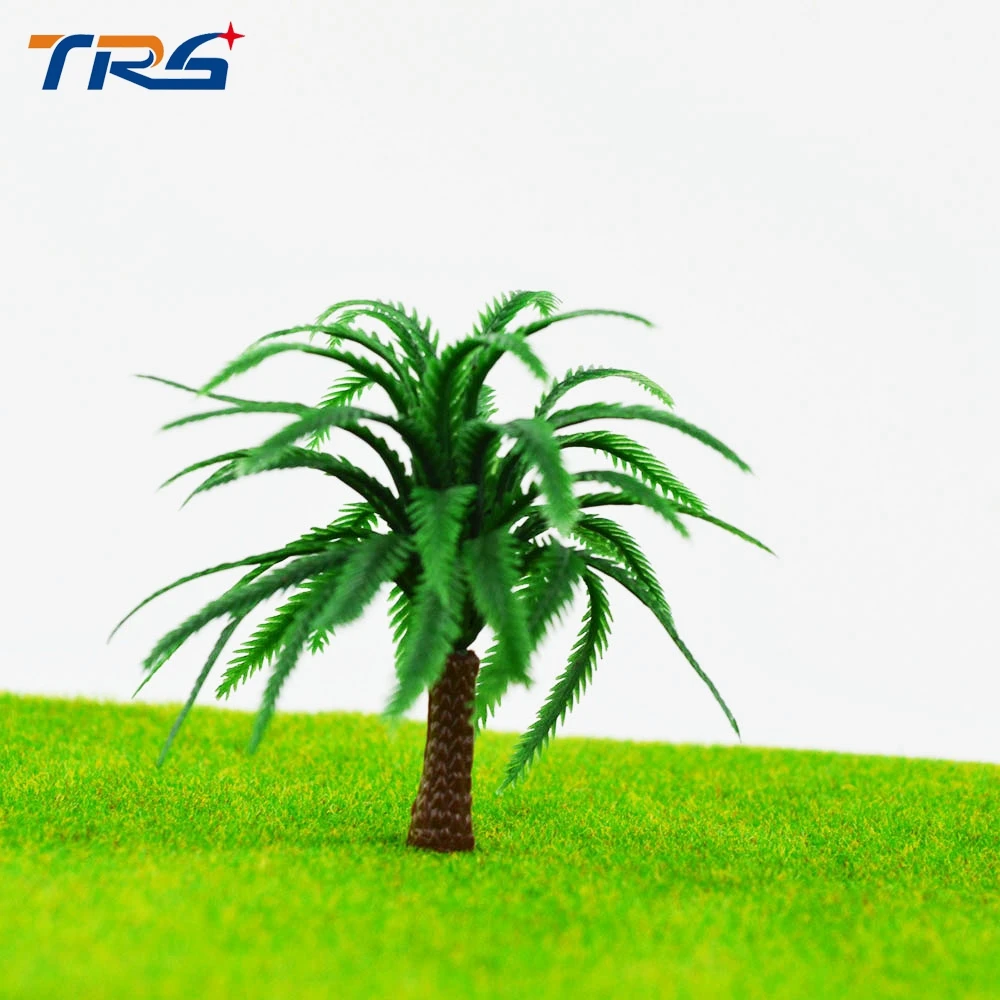 100 шт. миниатюрные пластиковые искусственные пальмы|train layout|model palm treeplastic model trees |