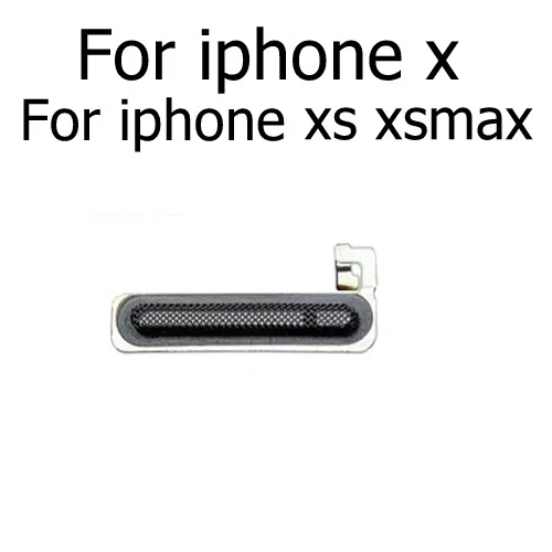 Пылезащитная сетка для iphone X, XS, MAX, XR, динамик, клейкая сетка на клею для iphone 5, 6s, 6, 7, 8 plus, ушной динамик, решетка, сетка, запчасти - Цвет: For ix xs xs max